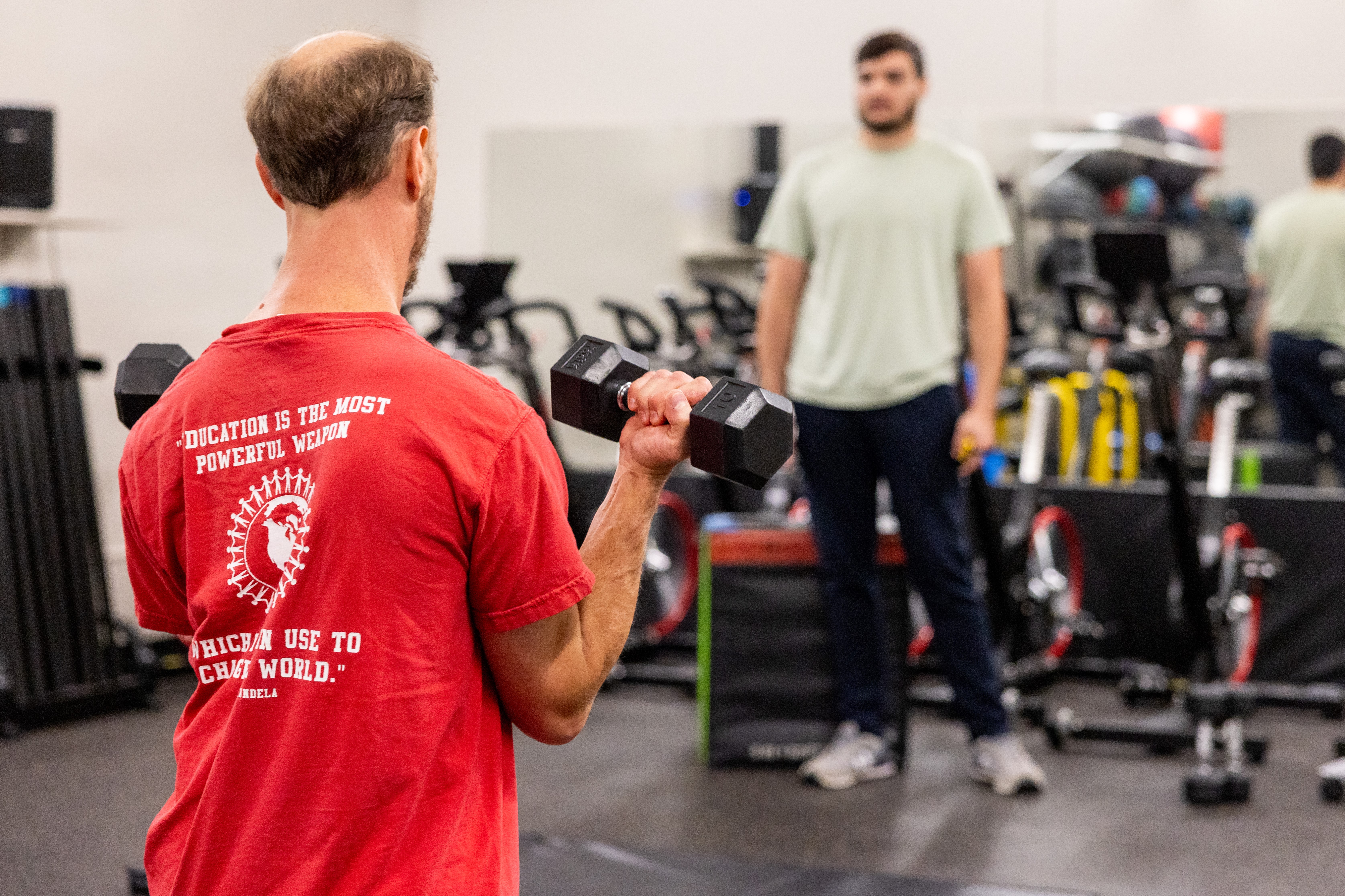 Staff gym in Varsity