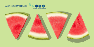 4 triangle watermelon slices