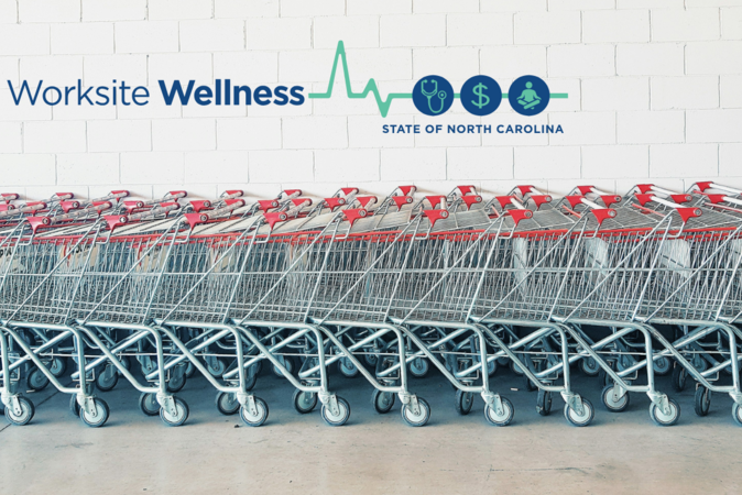 Shopping Carts in a row